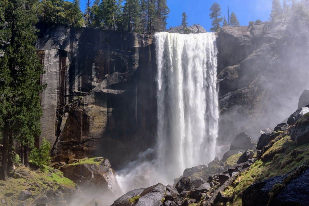 Vernal Fall at Yosemite National Park.