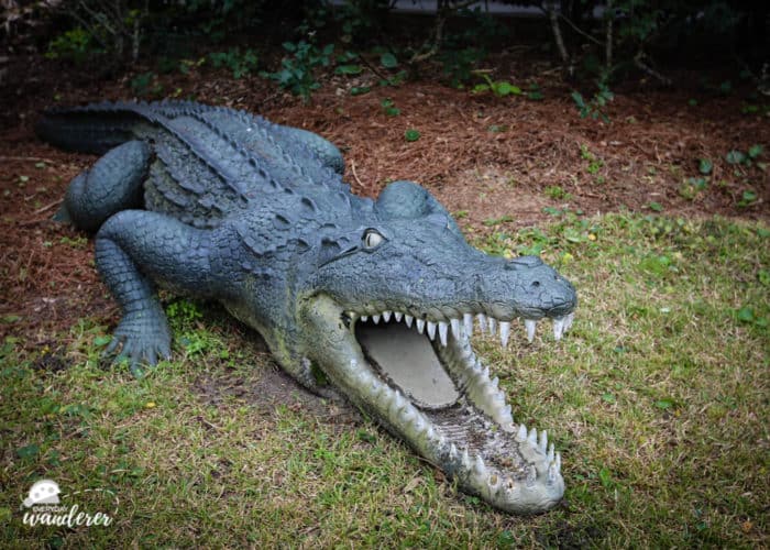Quirky Outdoor Sculptures at Barber Marina Elberta, Alabama