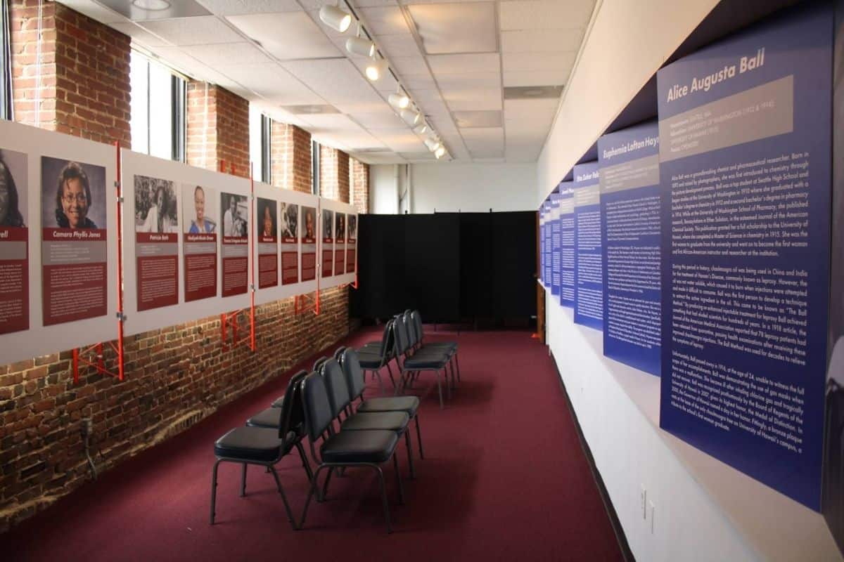 An exhibit at the APEX Museum in Atlanta, Georgia