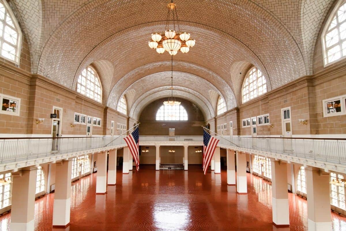 Arrivals Hall at Ellis Island
