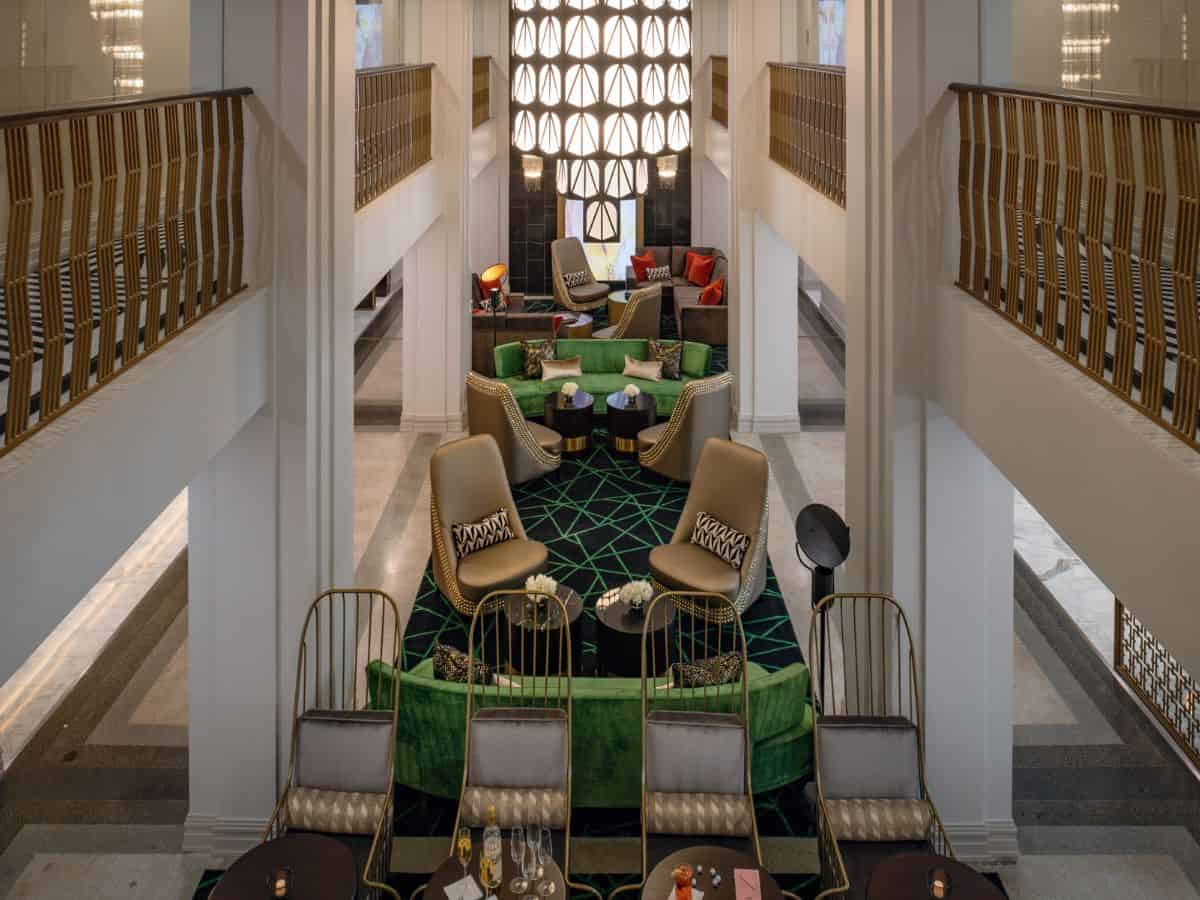 Art Deco Lobby of Tulsa Club Hotel