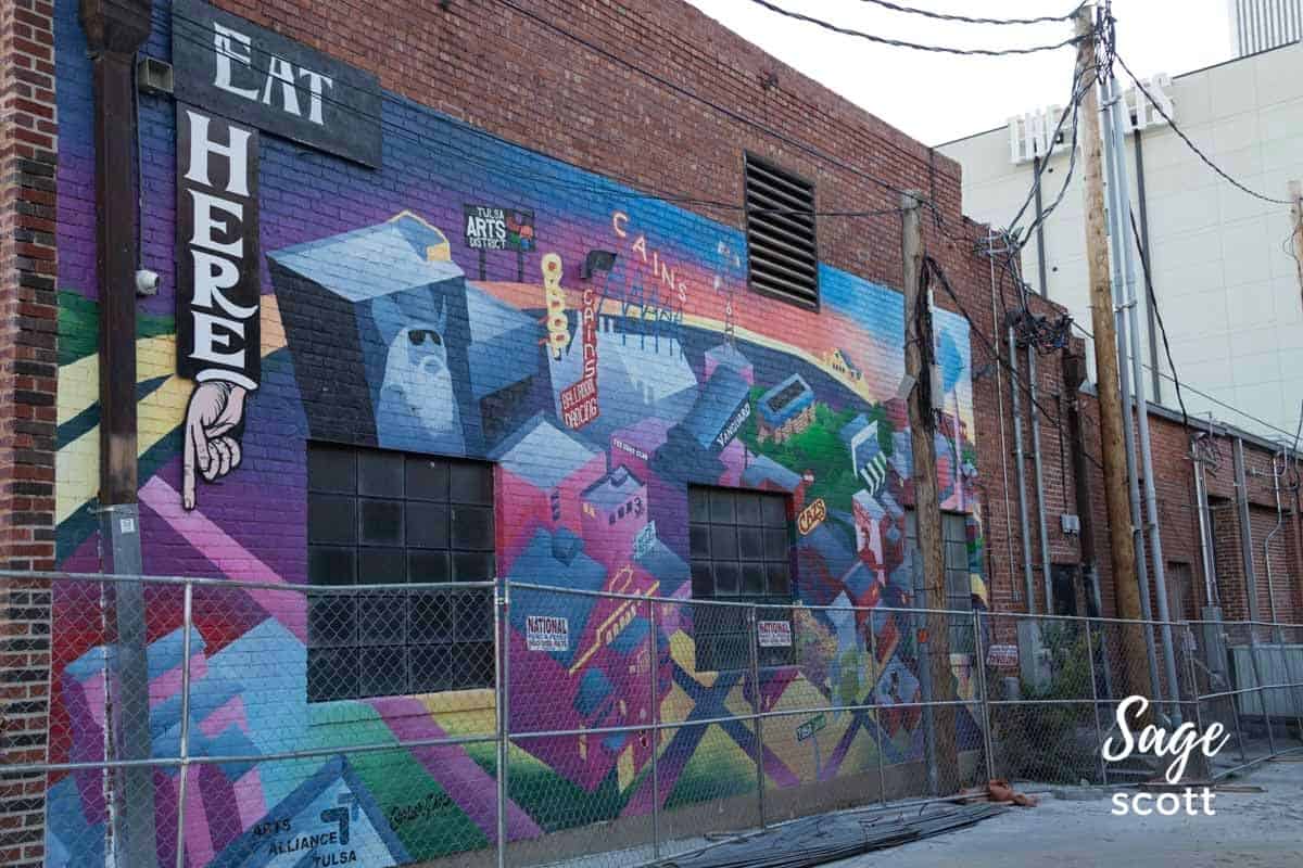 Art District Map Mural