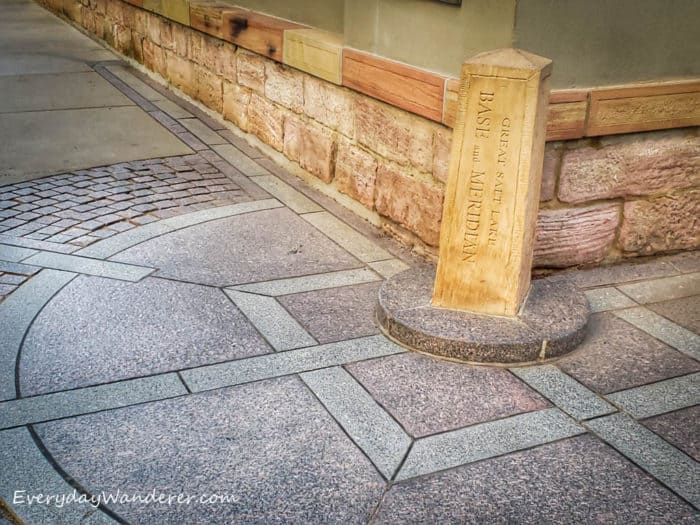 The Base and Meridian is "ground zero" for Salt Lake City street addresses