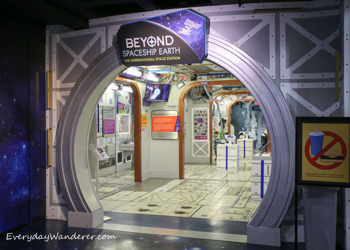 The Beyond Spaceship Earth exhibit at The Children's Museum of Indianapolis