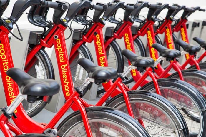 Consider biking between Smithsonian Museums