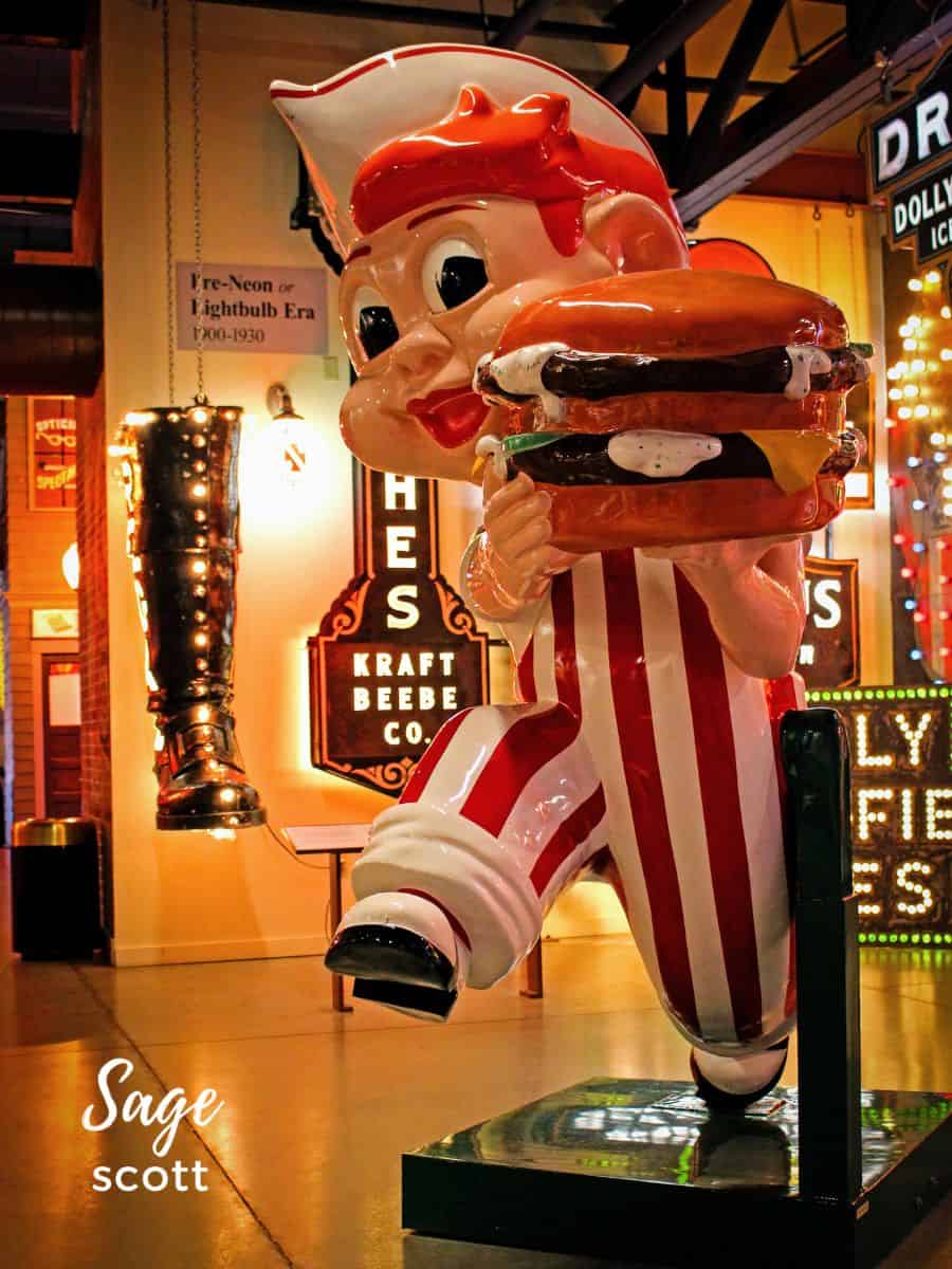 Bobs Big Boy Sign at the American Sign Museum in Cincinnati