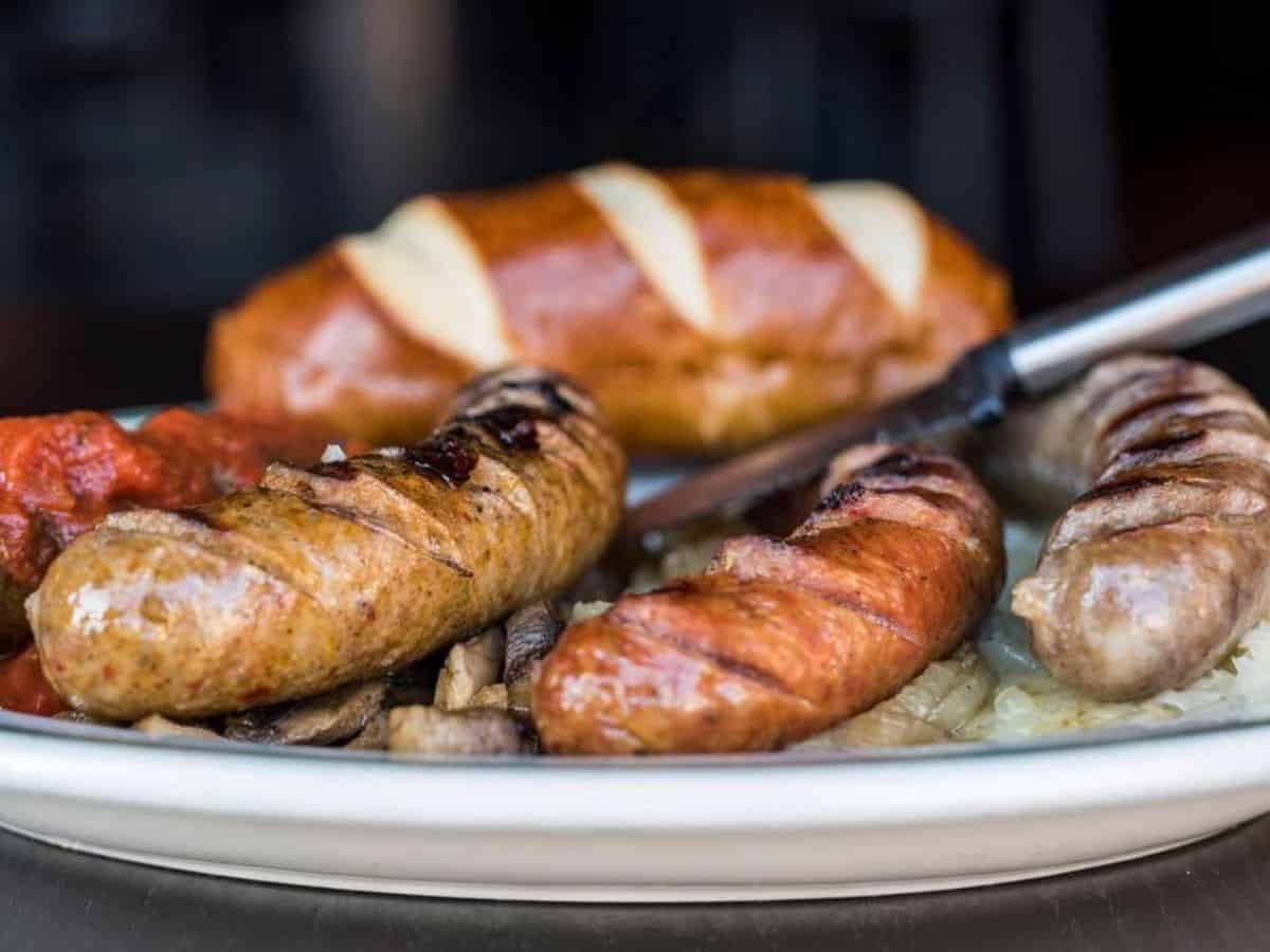 Brats at Milwaukee Brat House