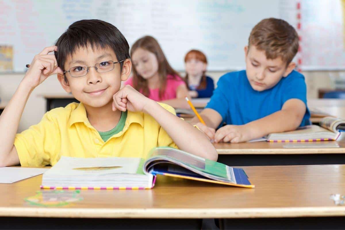 Kids in classroom