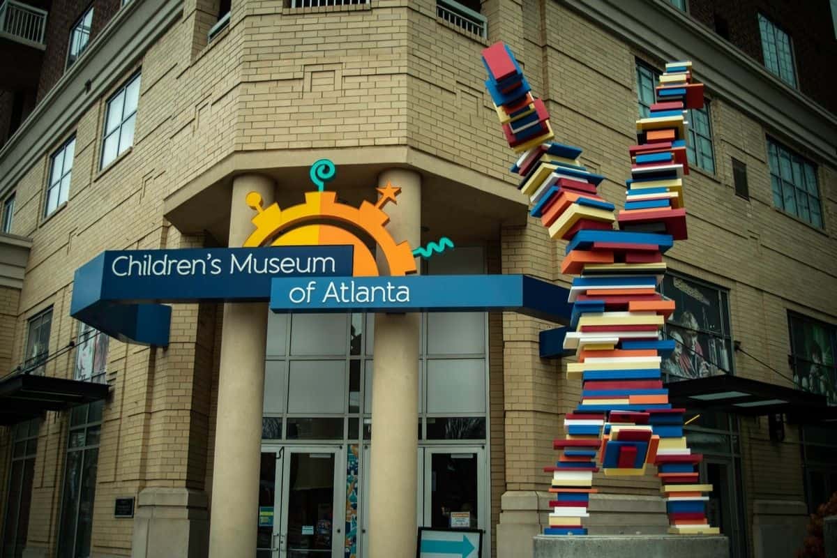 The exterior of the Children's Museum of Atlanta