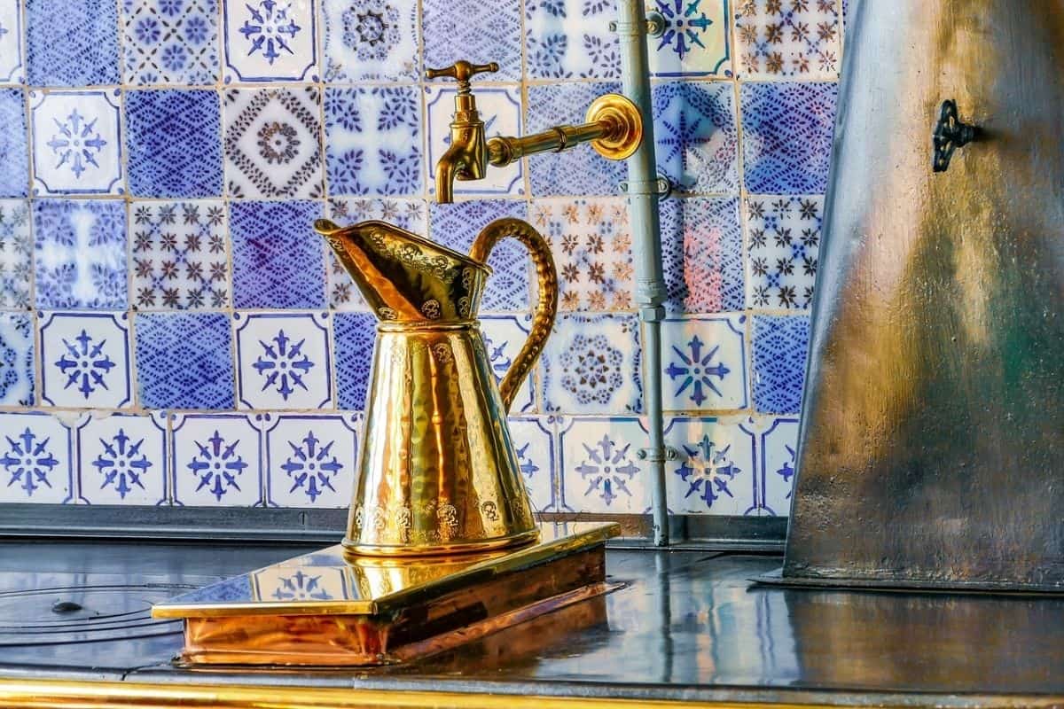 Copper Pot in Claude Monet Kitchen