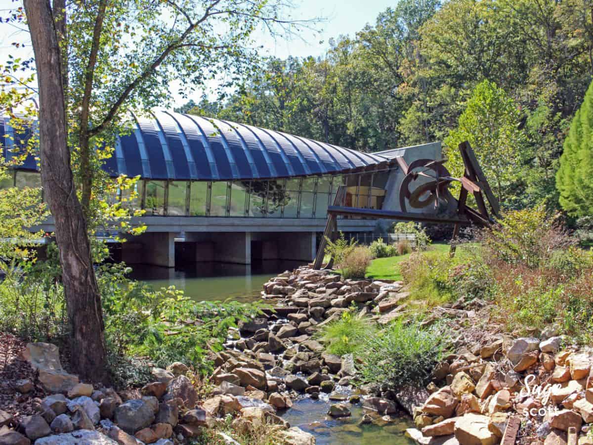Crystal Bridges in Bentonville AR