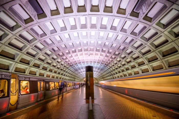 The Metro is a convenient way to travel to the Smithsonian Museums in DC.