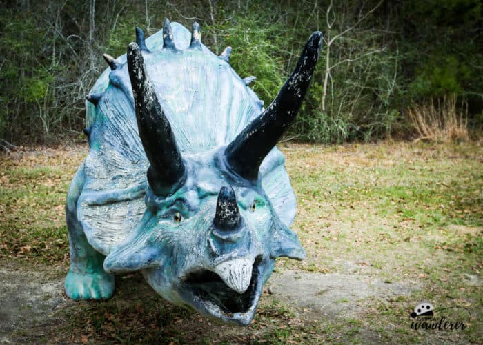 One of four Barber Marina dinosaurs in Elberta, Alabama