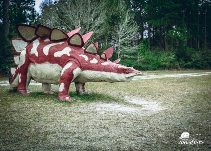 One of four Barber Marina dinosaurs in Elberta, Alabama