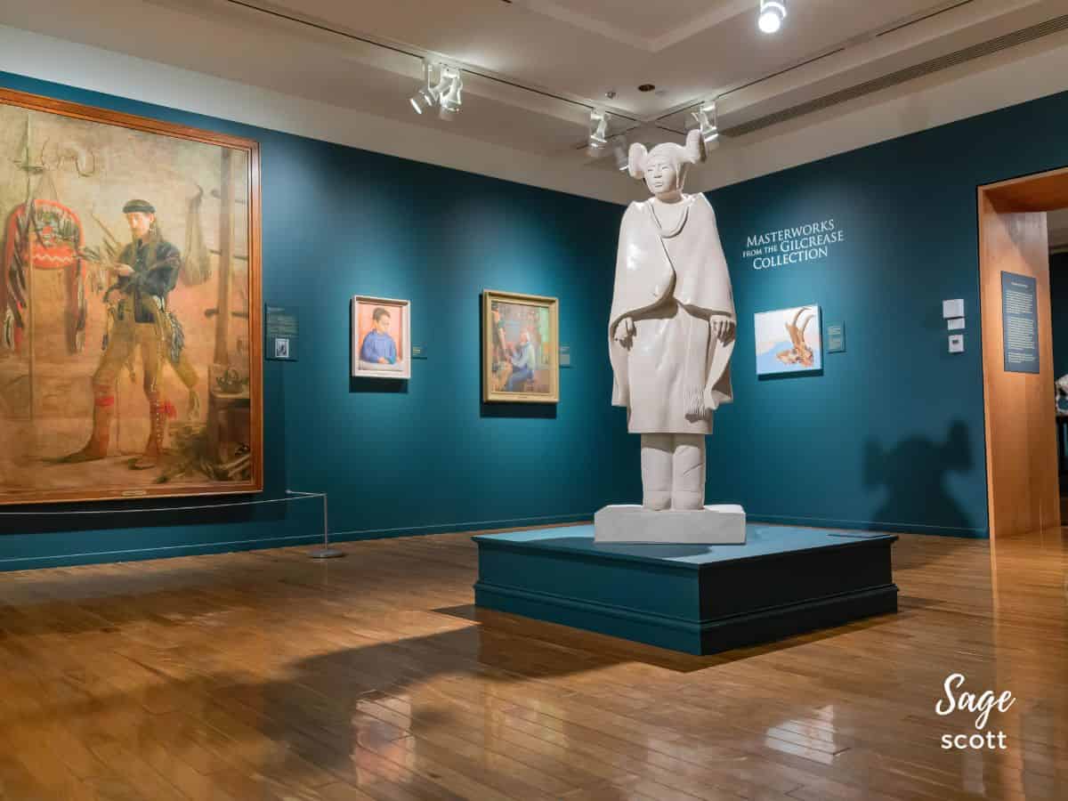Exhibit at Gilcrease Museum, one of the best things to do in Tulsa for art lovers