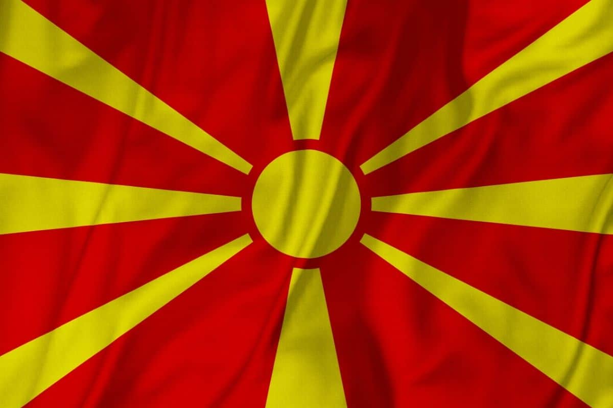 Flag of North Macedonia