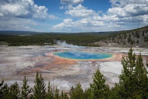 Grand Prismatic Spring at Yellowstone