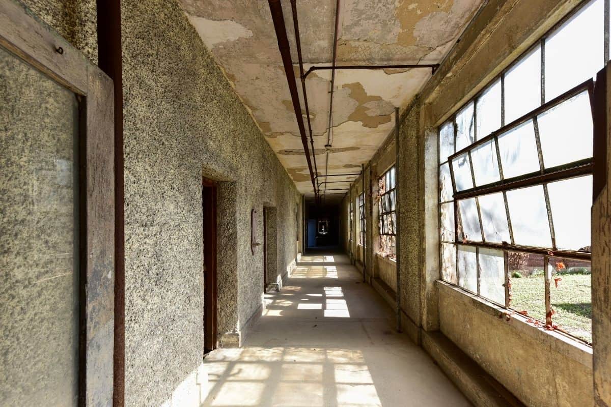 Hallway of Abandoned Ellis Island Hospital