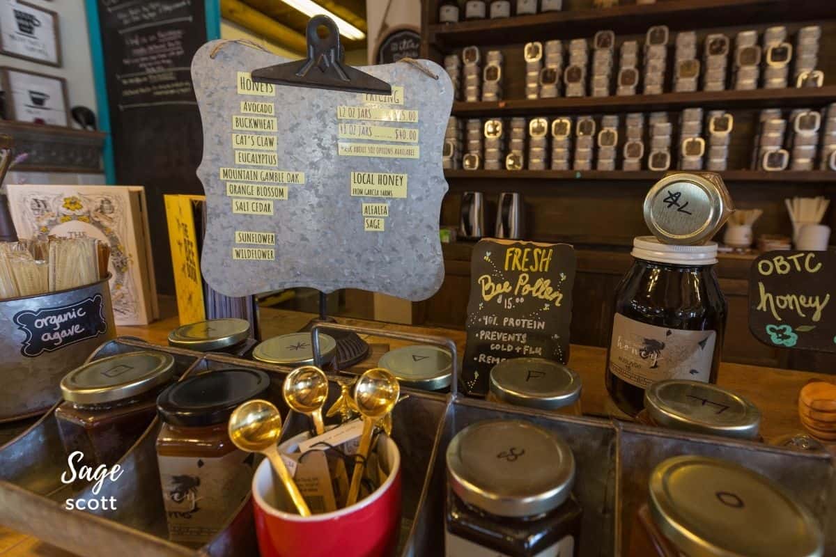 Honey at Old Barrel Tea Company