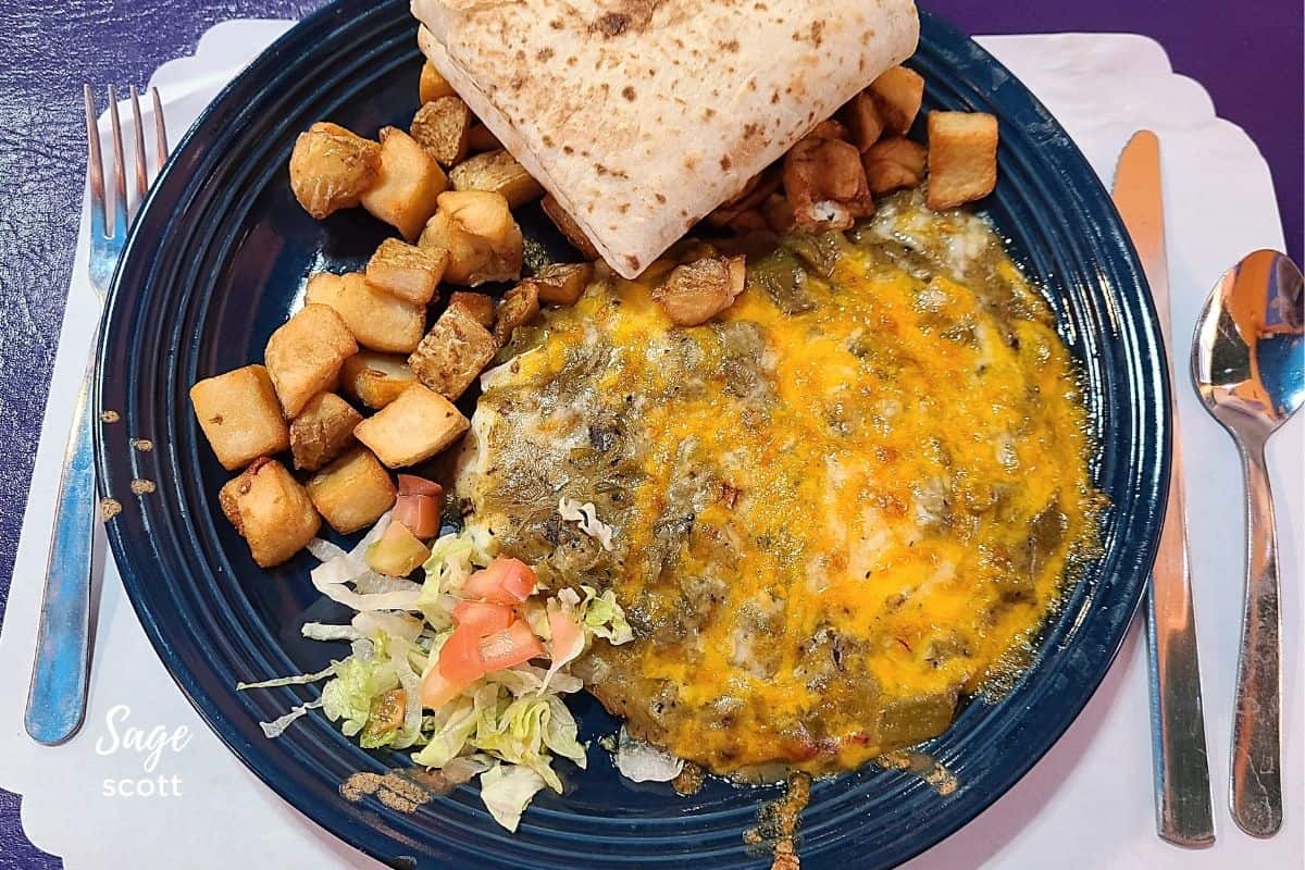 A plate of huevos rancheros