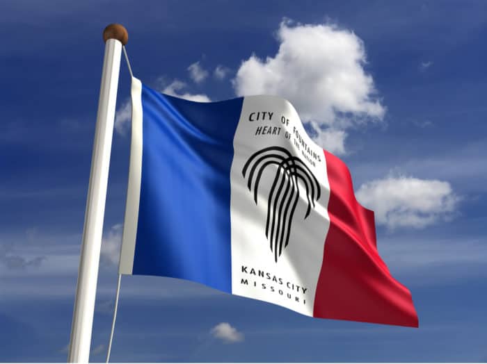 Kansas City Missouri Fountain Flag