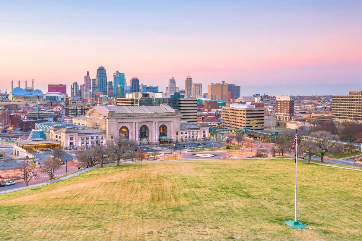 Kansas City Skyline from Liberty Memorial