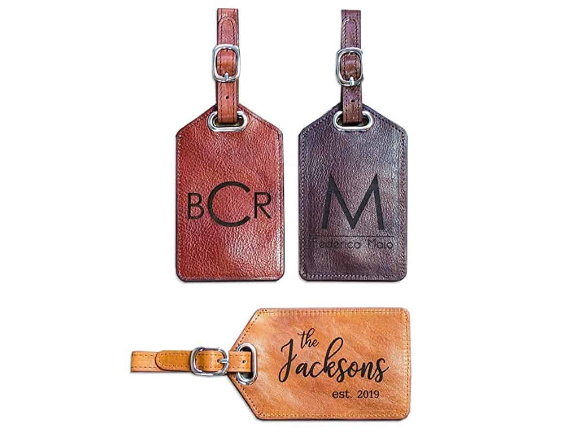 Leather Luggage Tags