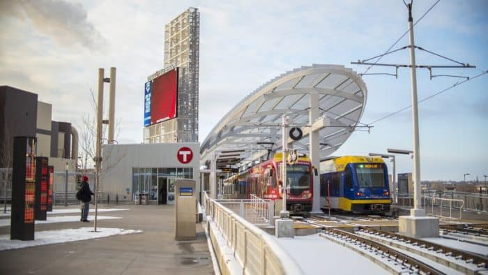 The metro in Minneapolis.