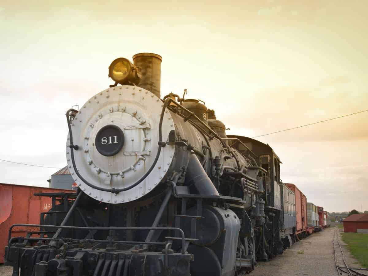 Locomotive at the Atchison Rail Museum.