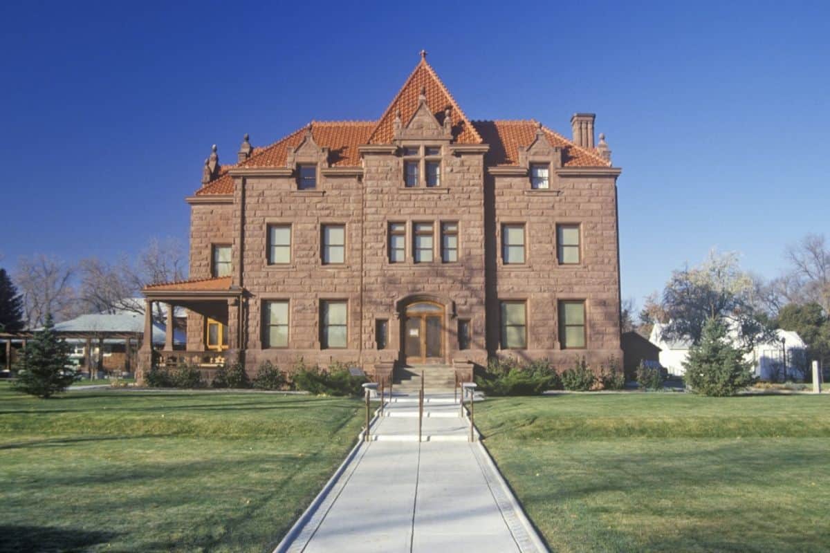 Sidewalk leading to the Moss Mansion in Billings MT.