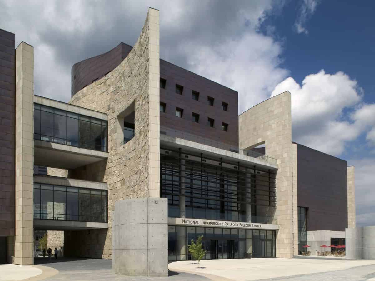Exterior of the National Underground Railroad Freedom Center