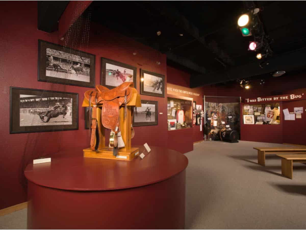 A display at Messenger's Old West Museum in Cheyenne, WY