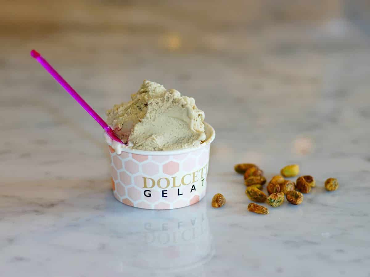 Pistachio Gelato at Dolcetti Gelato