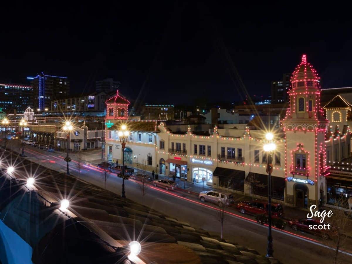 Plaza Lights from the Rooftop of the Giralda Parking Garage