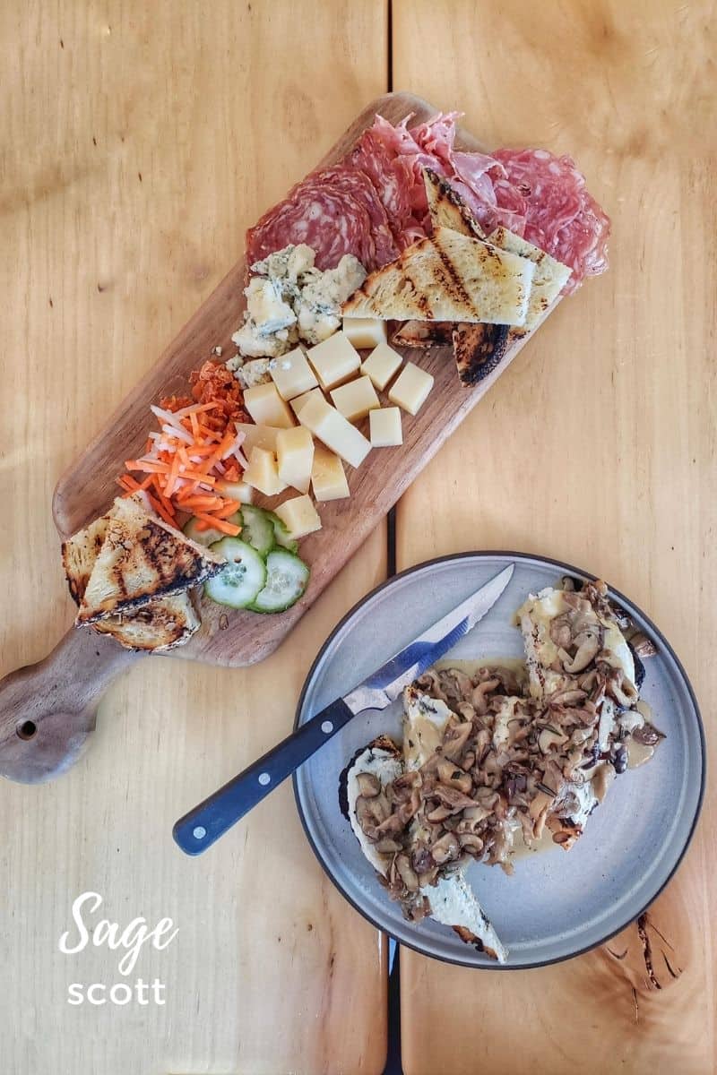 A charcuterie board at Provisions in Salt Lake City
