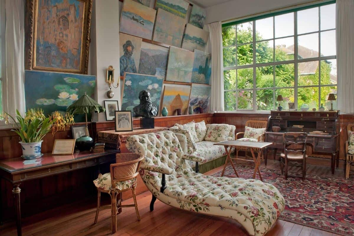 Salon at Monets Home in Giverny
