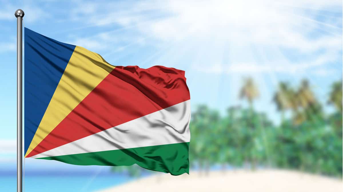 Seychelles has a sun flag.