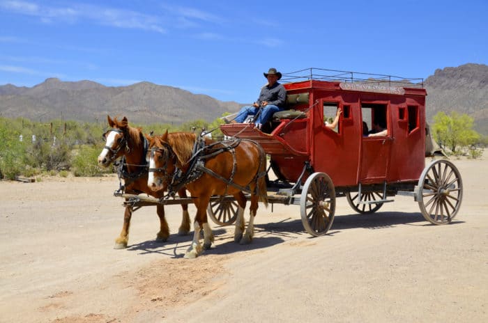 The Stagecoach at Old Tucson in Arizona