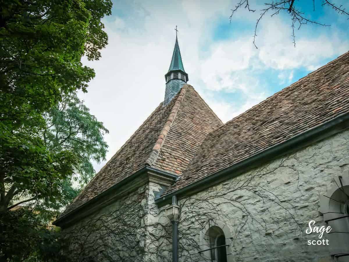 Side View of Joan of Arc Chapel in Milwaukee