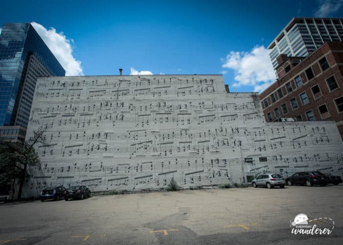Painted in the 1970s, this is one of the oldest Murals in downtown Minneapolis