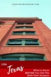 What to know BEFORE you visit The Sixth Floor Museum at Dealey Plaza in Dallas Texas on your Dallas vacation. This attraction on your Dallas Texas things to do list documents the President John F Kennedy Dallas trip. #dallas #texas #US #USA #travel #trip #vacation