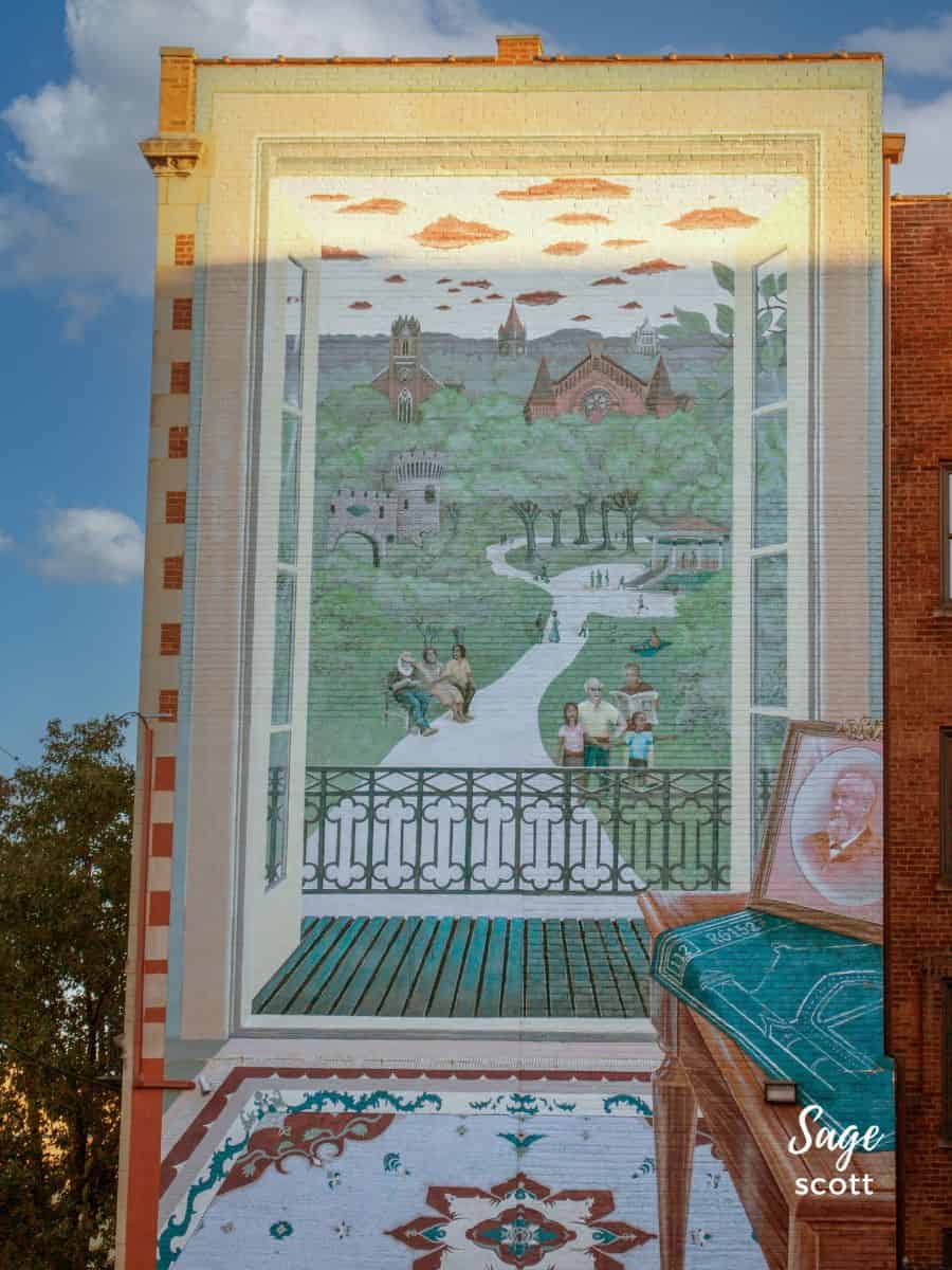 The Vision of Samuel Hannaford​ mural
