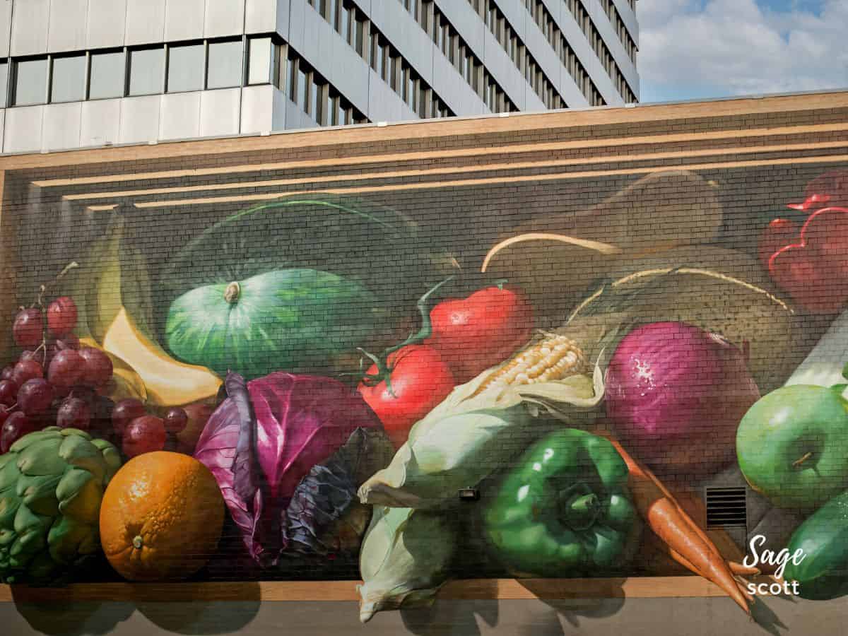Fresh Harvest Mural at the Kroger Headquarters