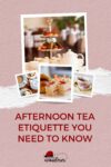 Afternoon tea spread with sandwiches and scones display on a three-tiered stand.