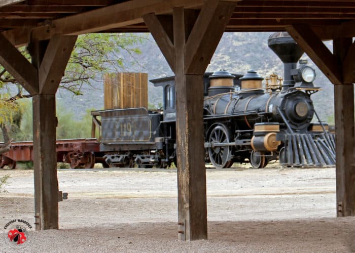 The Reno is on display at Old Tucson