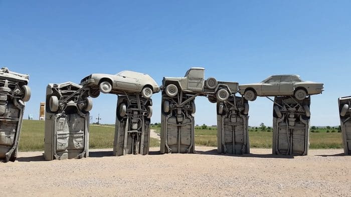Made from cars and trucks, Carhenge is a Stonehenge replica in Nebraska.
