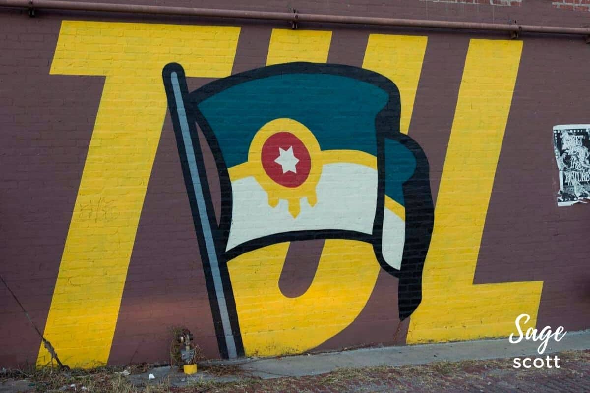 Tulsa Flag Mural