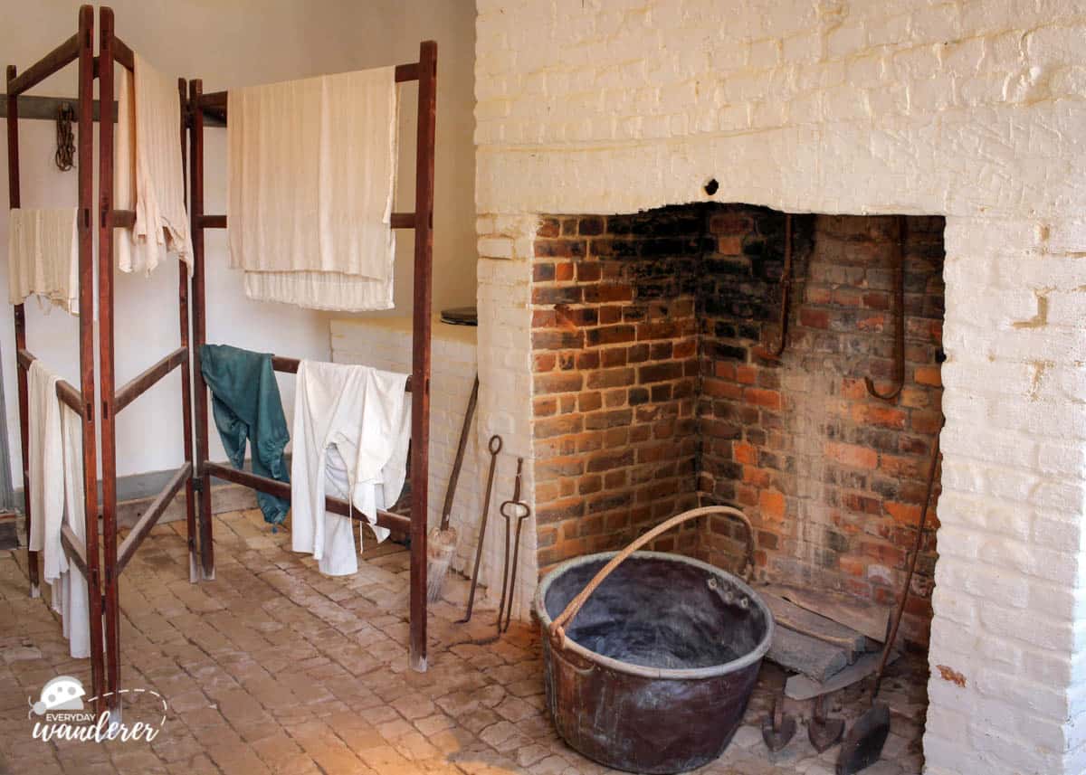 The wash house at Mount Vernon.