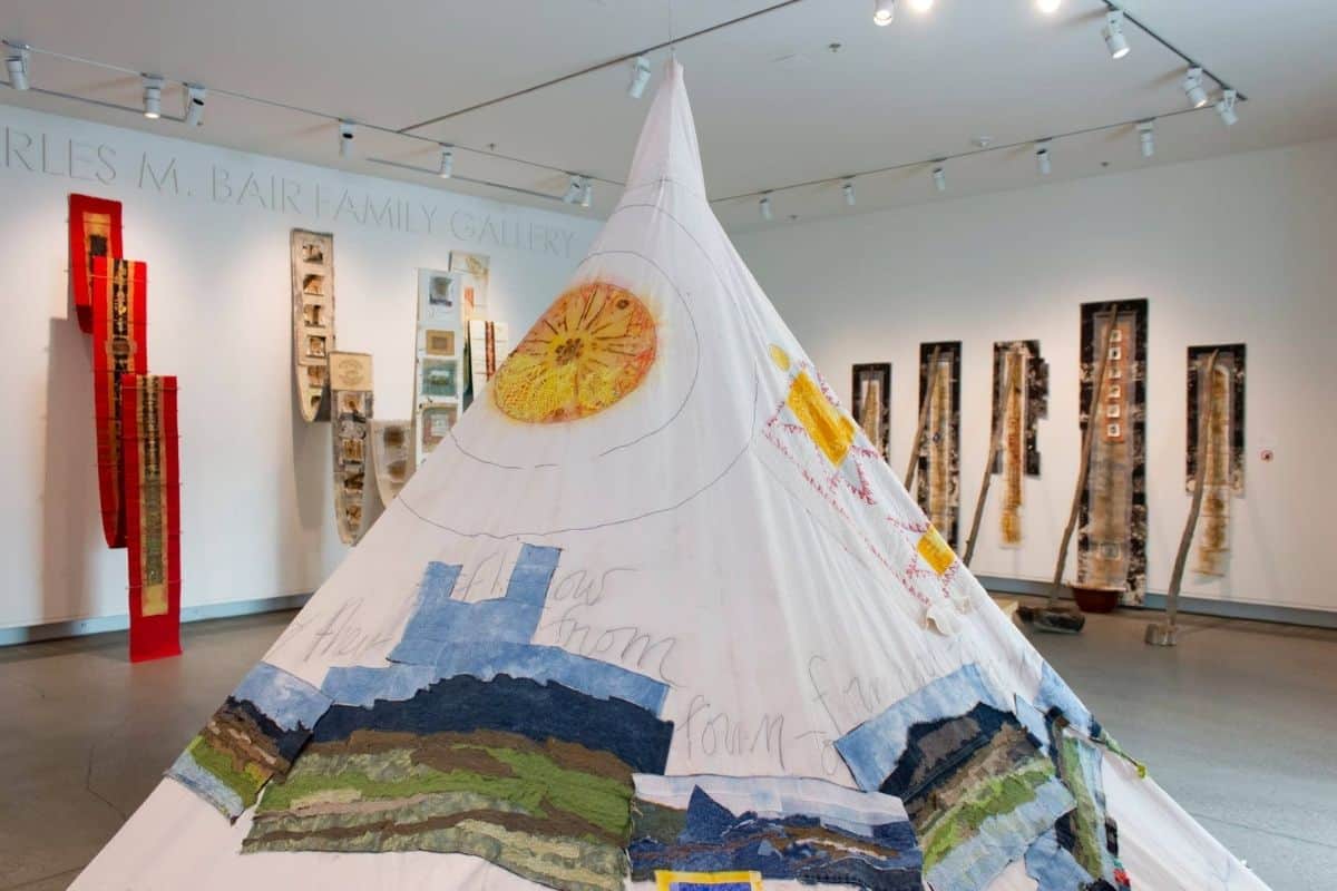 An exhibit at the Yellowstone Art Museum in Billings MT