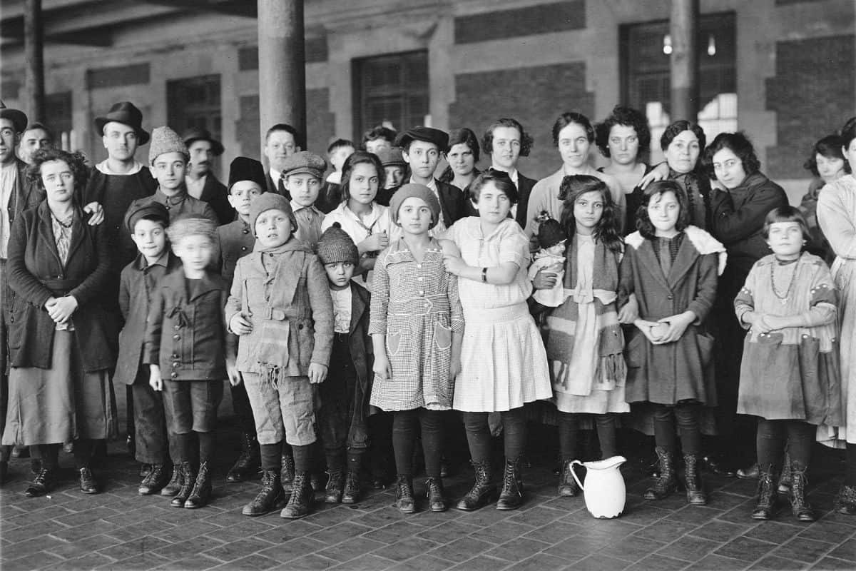 Young Immigrants at Ellis Island